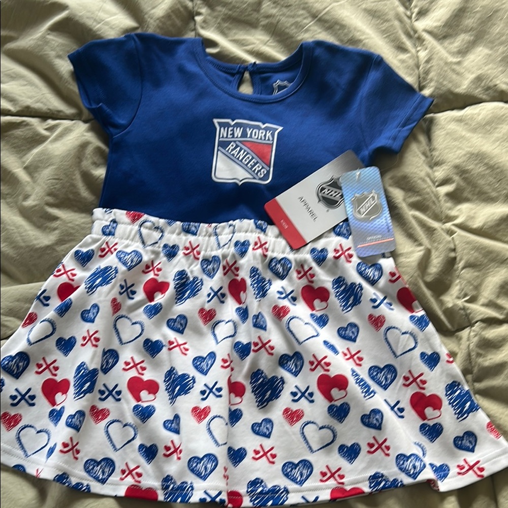 New York Rangers Blue Heart Dress